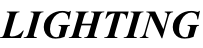 LIGHTING